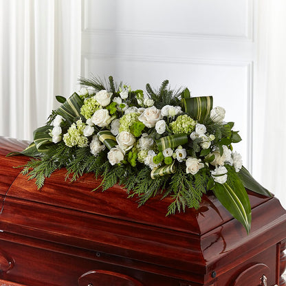 Hopeful Gesture Casket Spray –  Still Blooming, Santa Fe TX