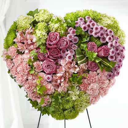 Heartwarming Standing Heart –  Still Blooming, Santa Fe TX