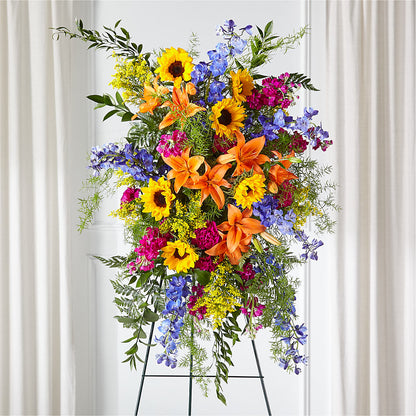 Sunlit Memories Standing Spray (Standard) –  Still Blooming, Santa Fe TX