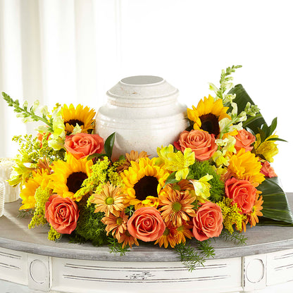Faithful Sunflower Cremation Adornment –  Still Blooming, Santa Fe TX