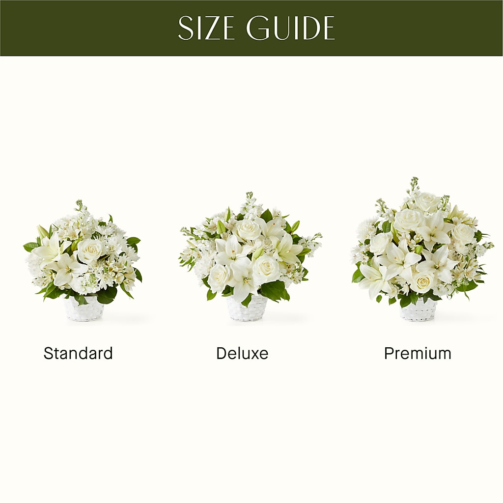 Peaceful Reflections Arrangement –  Still Blooming, Santa Fe TX