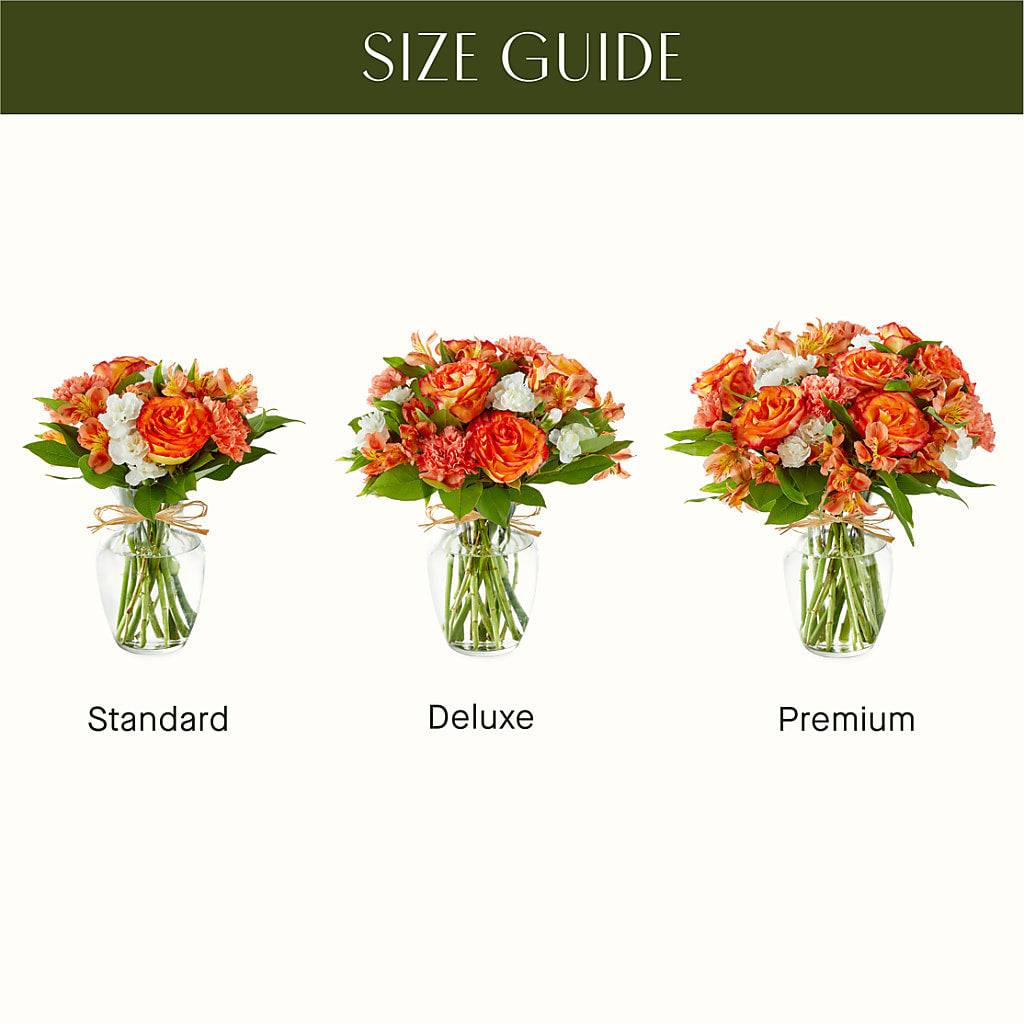 Apricot Glow Bouquet –  Still Blooming, Santa Fe TX