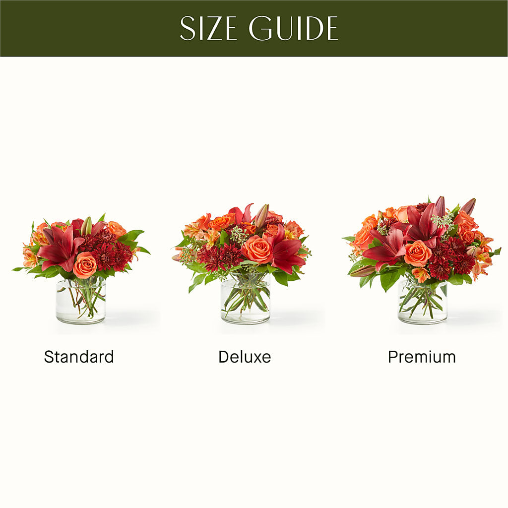 Crimson Leaves Bouquet –  Still Blooming, Santa Fe TX