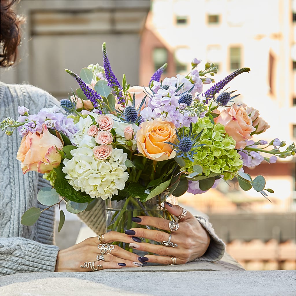 Porch Swing Bouquet –  Still Blooming, Santa Fe TX