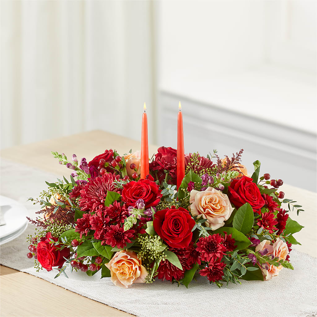 Most Thankful Centerpiece –  Still Blooming, Santa Fe TX