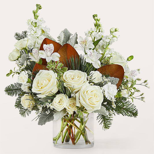 Fresh Snowfall Bouquet –  Still Blooming, Santa Fe TX