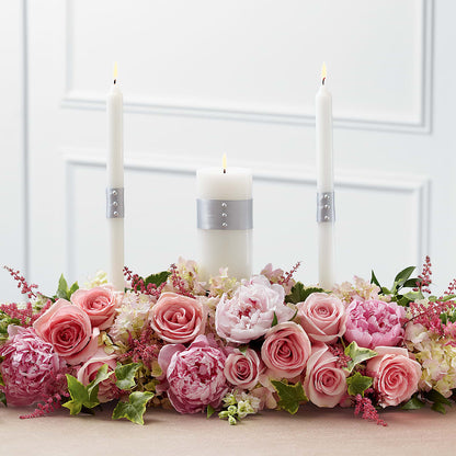 Worldwide Romance Unity Candle Arrangement –  Still Blooming, Santa Fe TX