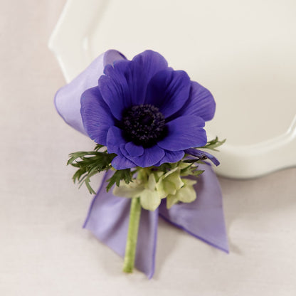 Purple Passion Boutonniere –  Still Blooming, Santa Fe TX